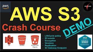 AWS S3 crash course, AWS S3 tutorial