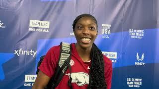 Rosey Effiong is Exhausted But Greatful After NCAA Season and 400/200 at US Olympic Trials