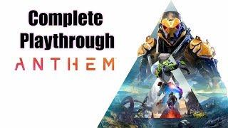 Anthem Longplay Full Walkthrough (ALL CUTSCENES AND BOSS FIGHTS) Xbox One X No Commentary