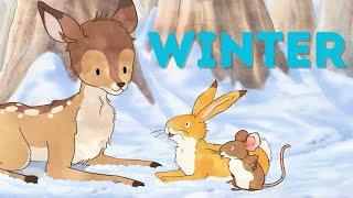 Winter in the Meadow - More fun with Little Nutbrown Hare and friends in the snow covered meadow