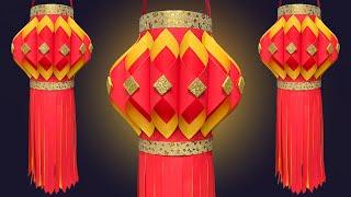  DIY PAPER LANTERNS AT HOME FOR THE DIWALI FESTIVAL /【 HANGING DECORATION】