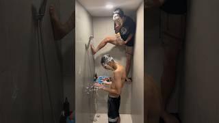 When Money Heist Takes A Shower #funny #moneyheist #badguys #bubblesgangz