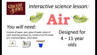 Interactive science lesson: Air!