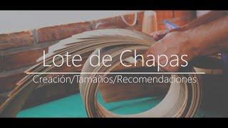 LOTE DE CHAPAS DE MADERA - Cómo se crean - Qué Tamaños hay - Consejos antes de comprar