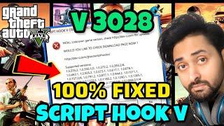 [FIXED] SCRIPT HOOK V CRITICAL ERROR AFTER GTA 5 UPDATE 3028 | Script Hook V | GTA 5 Mods Hindi/Urdu