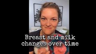 Am I losing my milk supply? Breast and milk changes over time