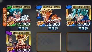 All The Legends Limited Vegito Together!!!