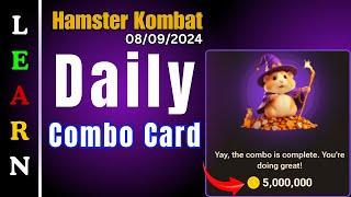 Hamster Kombat Daily Combo Card || Sep 7-8 2024 hamster kombat daily combo card today