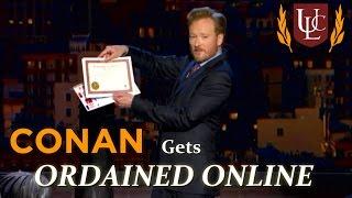 Conan O'Brien Gets Ordained