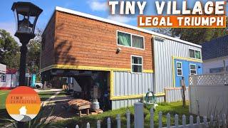 Groundbreaking URBAN Tiny House Community -DFW Metro Tiny Home Village