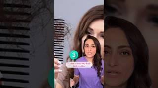 Hair fall | common myths| shampoo , hairfall, gummies | dermatologist suggests