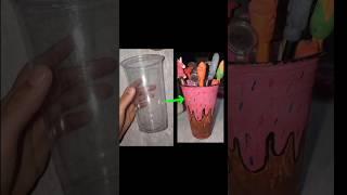 Painting on plastic glass #art #craft #bia #shorts #viral  #paintingonrandomthings #acrylicpainting