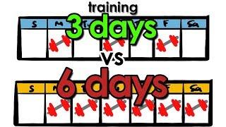 Training 3 Days vs 6 Days | How Many Days Should You Workout?