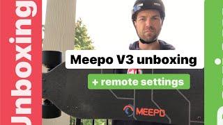 Meepo V3 electric longboard unboxing, review & settings - honest review Meepo V3 longboard review