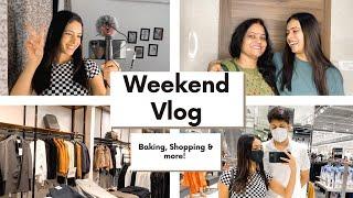 Weekend Vlog| Baking, Shopping, making reels & more!