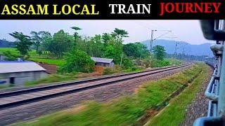 Assam local train journey || 55803 New Bongaigaon to Guwahati passenger || Abhayapuri to Krishnai |