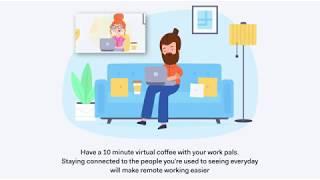 Teamwork Tips for Working from Home - Have a virtual coffee