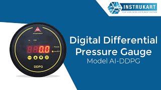 Digital Differential Pressure Gauge Model AI-DDPG | Instrukart