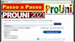 Prouni | Como se Inscrever no Prouni 2023 | Passo a Passo Como usar a Nota do ENEM | Bolsa Prouni