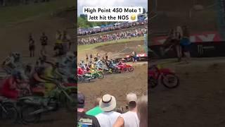 Jett Rips a FAT Holeshot #motocross#dirtbike#racing#fyp#iphone#vlog#viralvideo#bike#rider#race#fun