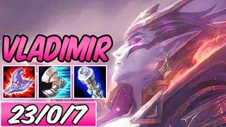 S+ NIGHTBRINGER VLADIMIR MID FULL AP 47k DMG | Best 45% CDR Build & Runes | League of Legends | S10