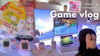 Game vlog ⁞ Working adults escaping reality with Tamagotchi ⁞ Working in games! Salmon Run  ⁞