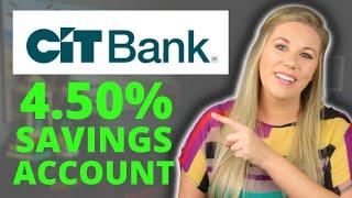 *not sponsored* CIT Bank Savings Connect Account | THE BEST High Yield Savings Account