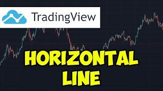 How To Draw a Horizontal Line On TradingView (2022)