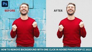 How to Remove Photo Background in Adobe Photoshop cc