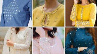 Stylish & beautiful mirror work embroidery dress designs || Gorgeous Mirror Work Dresses 2021