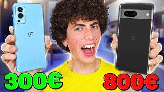 SMARTPHONE DA 300€ VS SMARTPHONE DA 800€: NON CI CREDERETE MAI!