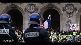 Rutube Gilets Jaunes France 3 maquille une pancarte anti Macron