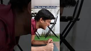 How time stops while planking | Manish Kharage #shorts