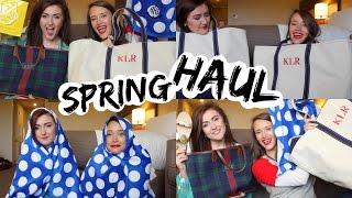 HUGE SPRING HAUL || Sarah Belle ft. Krista