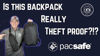 Travel Safe in Europe, Abroad, and home with PacSafe Theft Proof Backpack