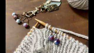 Handmade Stitch Marker Sets Industrial Whimsy Knitting Hand Knit Notions