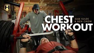 Chest Workout with Sam Sulek, Ben Chow & Patryk Baradziej | HOSSTILE