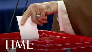 Iran's Supreme Leader Ayatollah Ali Khamenei Casts Vote In Iranian Presidential Election | TIME