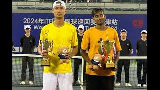 ITF M15 Tianjin Final: Mukund Sasikumar vs Wishaya Trongcharoenchaikul - HLs