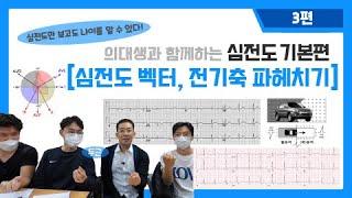 의대생과 함께하는 심전도 기본편 I 3. 심전도 벡터, 전기축 파헤치기 - 심전도만 보고도 나이를 알 수 있다!