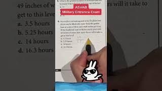 ASVAB AFQT Arithmetic Reasoning answer 6