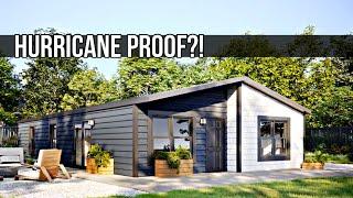 The Affordable PREFAB HOME built with Hurricane Proof Material!