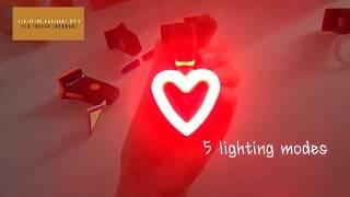 Zacro Multi Lighting Modes Bicycle Tail Light USB Charged