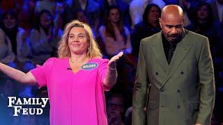 Fast Money game board annihilates Steve Harvey!!