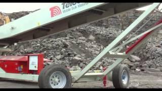 Telestack TC 421R conveyor AUTO Stockpiling