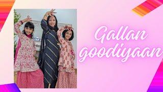 Easy wedding dance on Bollywood songs | Gallan Goodiyaan | TishaTashi