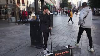 Kama Williams sings Say Something by A Great Big  World in Church  Street Liverpool