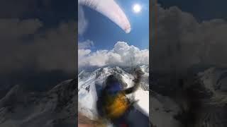 Glacier paragliding paradise