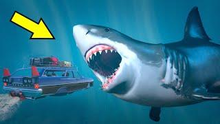 Megalodon Shark Attack Movie in GTA 5 (Biggest Shark in the World Caught on Camera by Scientists)