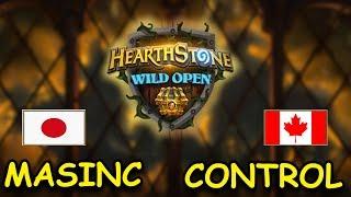 Hearthstone Wild Open - Control vs masinc